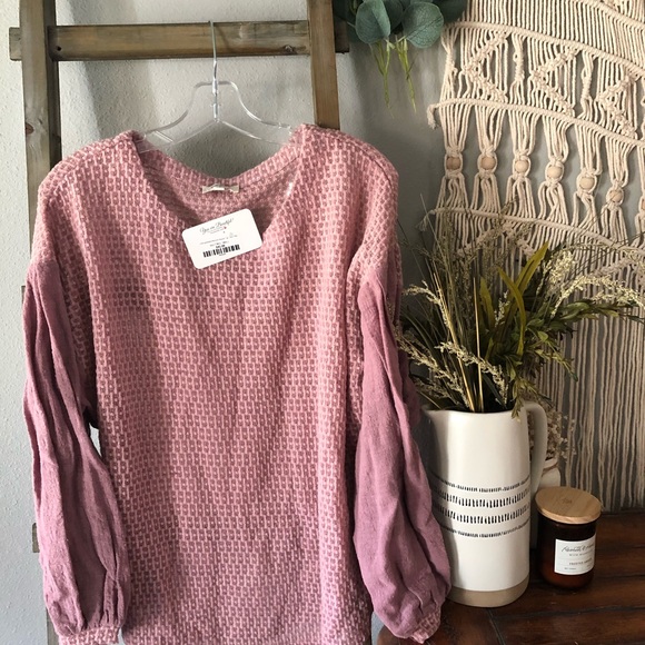 Mauve flowy shirt - Picture 1 of 3